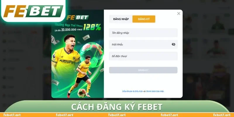 Cách đăng ký FEBET