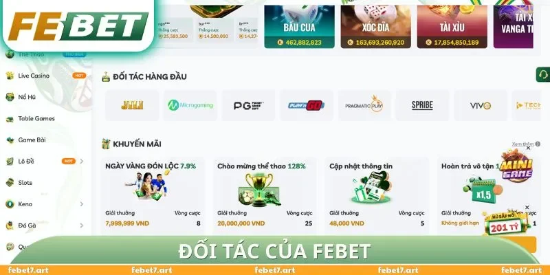 Đối tác của FEBET