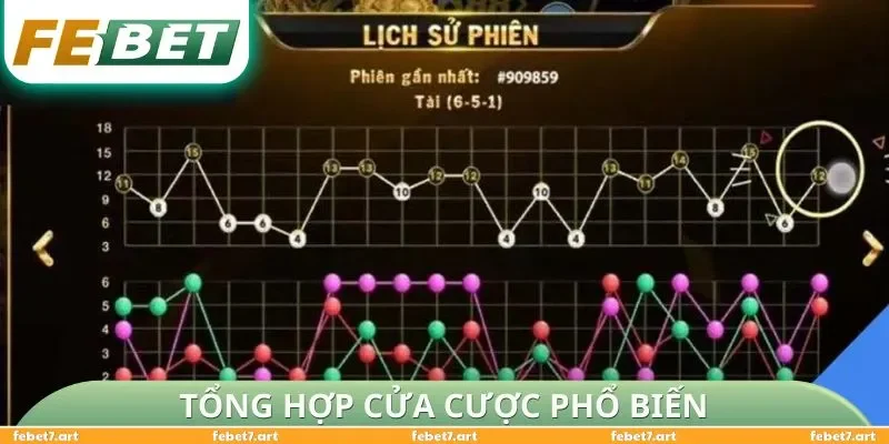 Tổng hợp cửa cược phổ biến